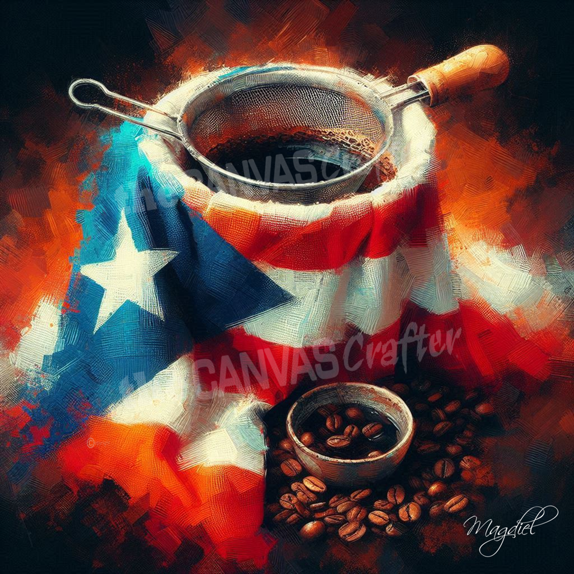 Puerto Rican Coffee Strainer 006