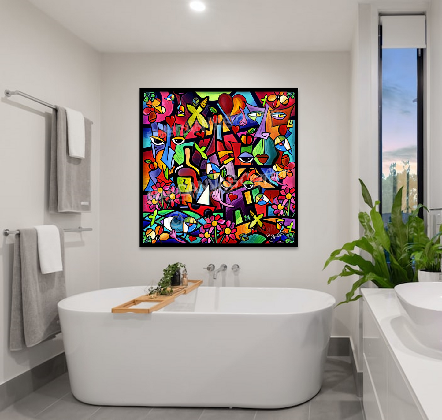 Cubism Abstract Puertorriqueño