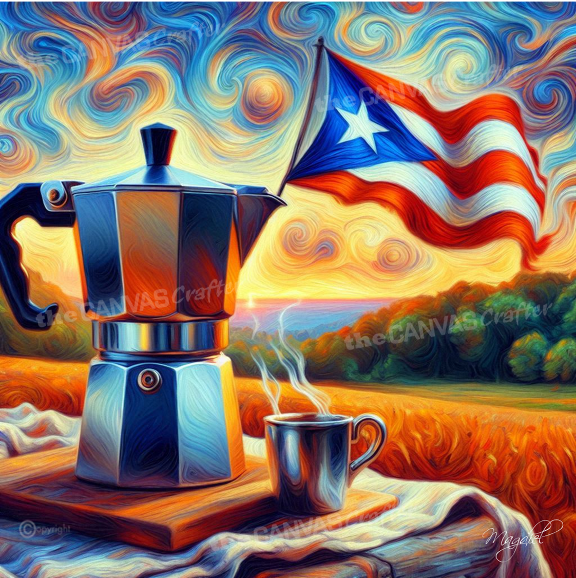 Puerto Rico Greca Countryside Oil Techniques 016