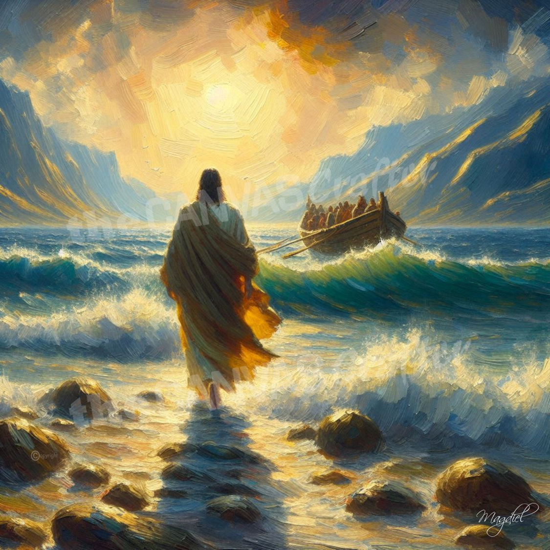 Jesus walk on Water Matthew 14:25