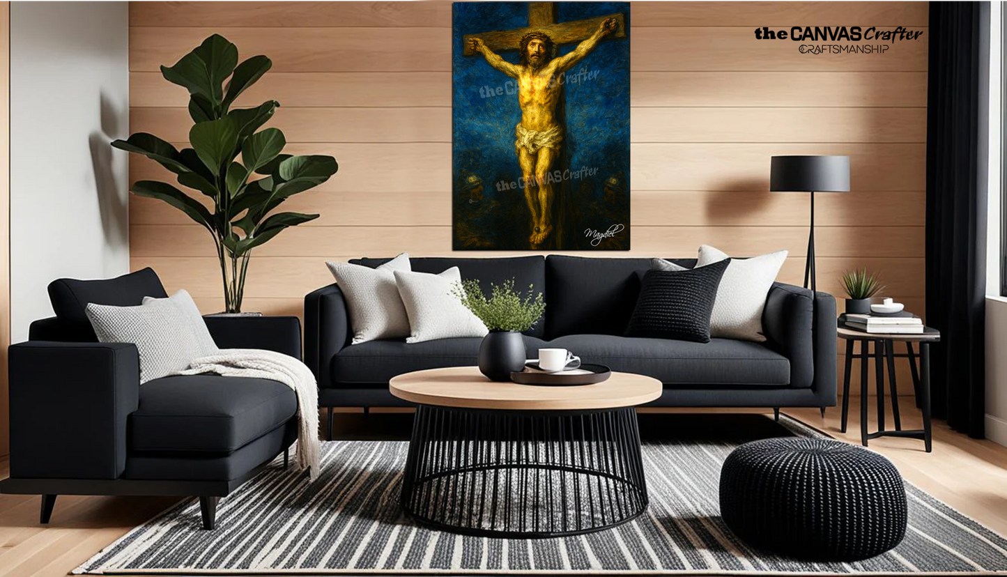 Jesus crucified on the cross