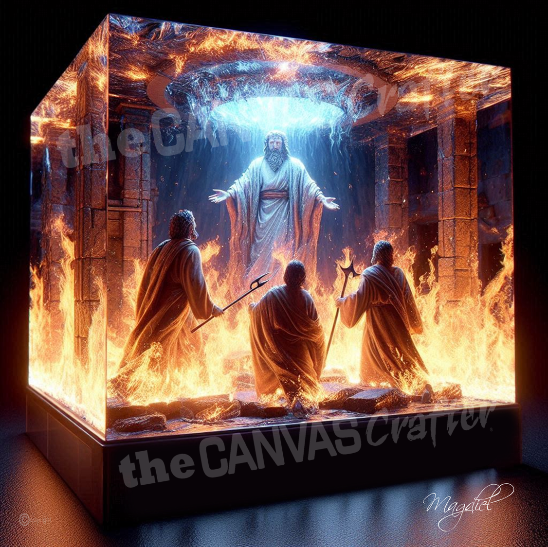 Shadrach, Meshach, and Abednego the fiery furnace