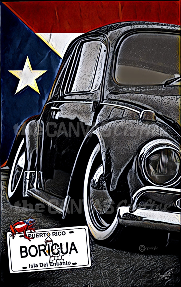 Volky Black Raindrops