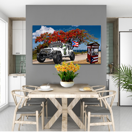 Jeep Flamboyan Piragua