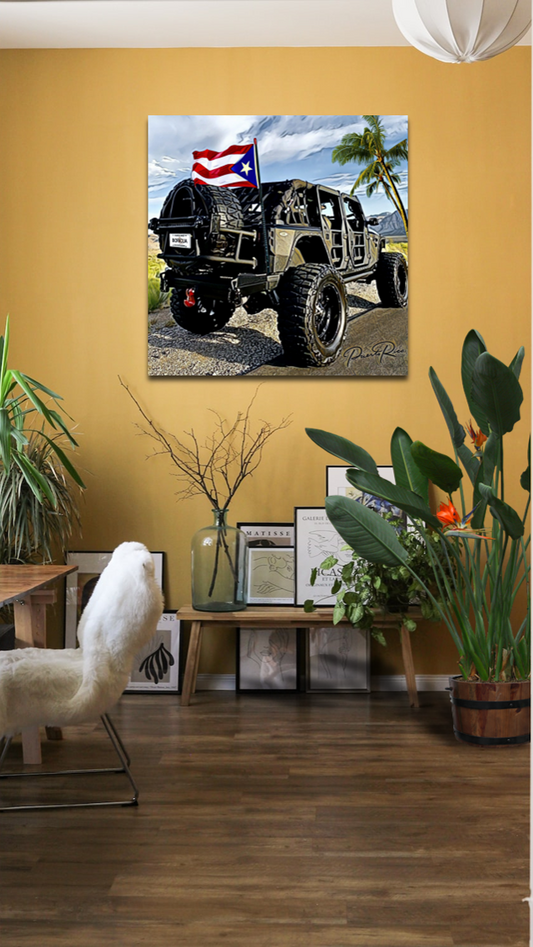 Jeep Green Beach / Jeep Verde en playa
