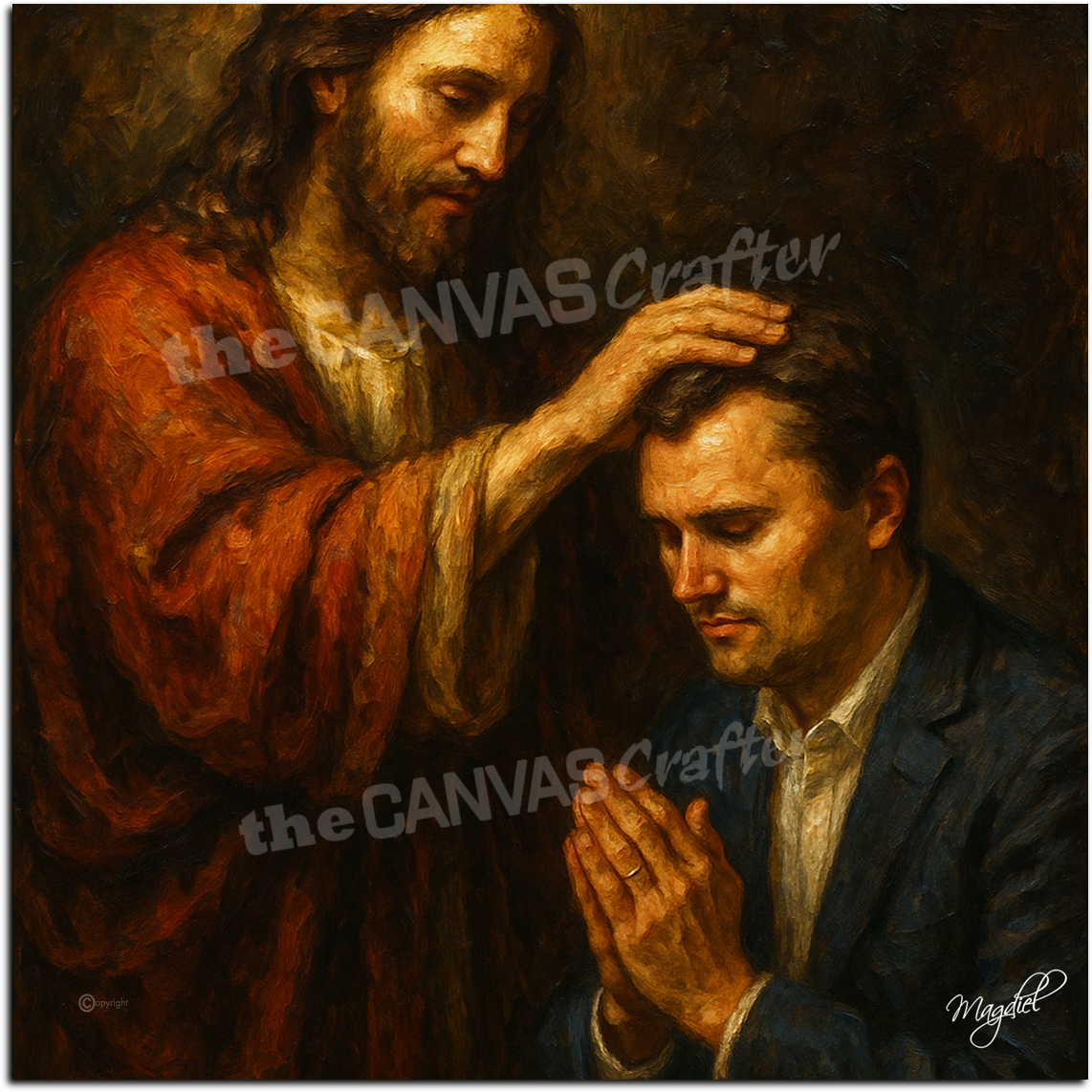 Jesus Blessing Charlie Kirk