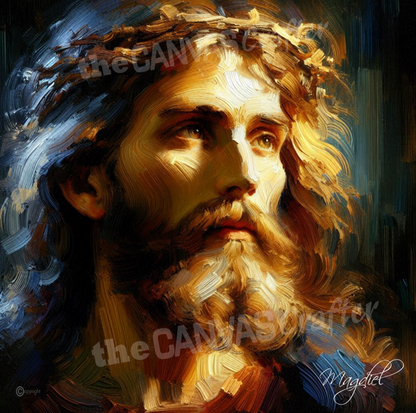 "Jesus of Nazareth" Acrylic on stretched canvas