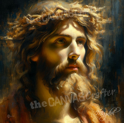 "Jesus of Nazareth" Acrylic on stretched canvas