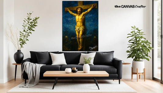 Jesus crucified on the cross