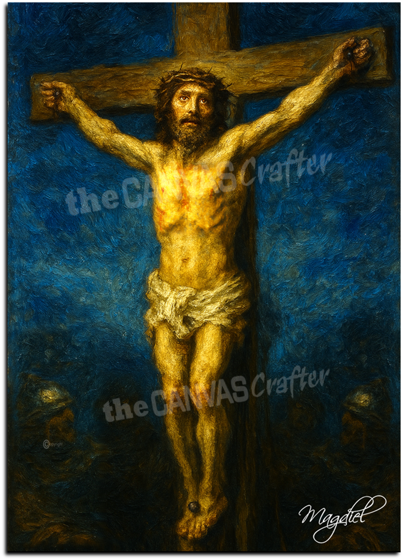 Jesus crucified on the cross
