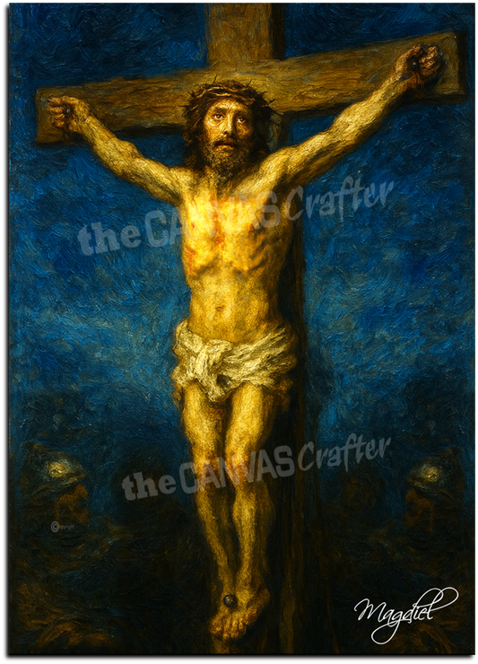 Jesus crucified on the cross