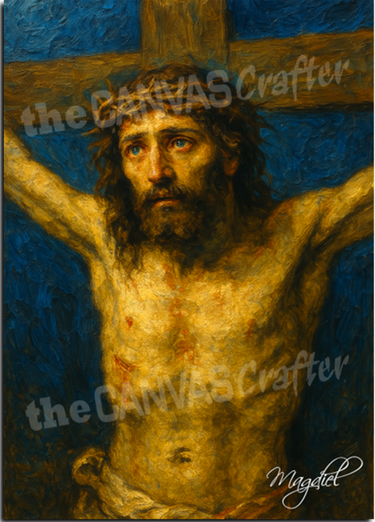 Jesus crucified on the cross