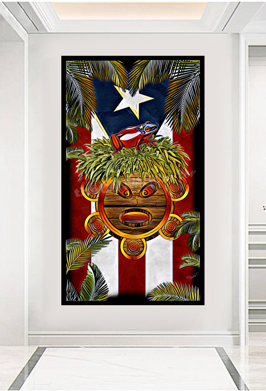 PR Flag Taino Sun Fern