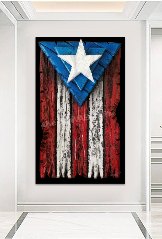 PR Flag 3D / Bandera Puerto Rico 3D