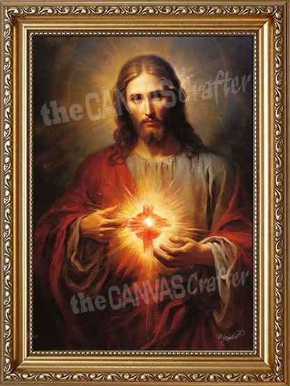 Sacred Heart of Jesus Painting Frame