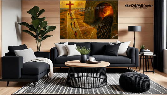 Salvation vs Damnation Curated Painting