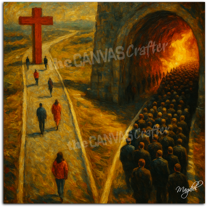 Light vs Darkness Diverging Paths