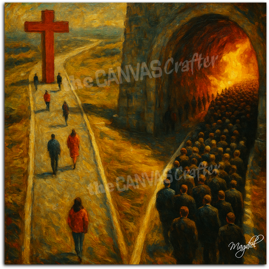 Light vs Darkness Diverging Paths